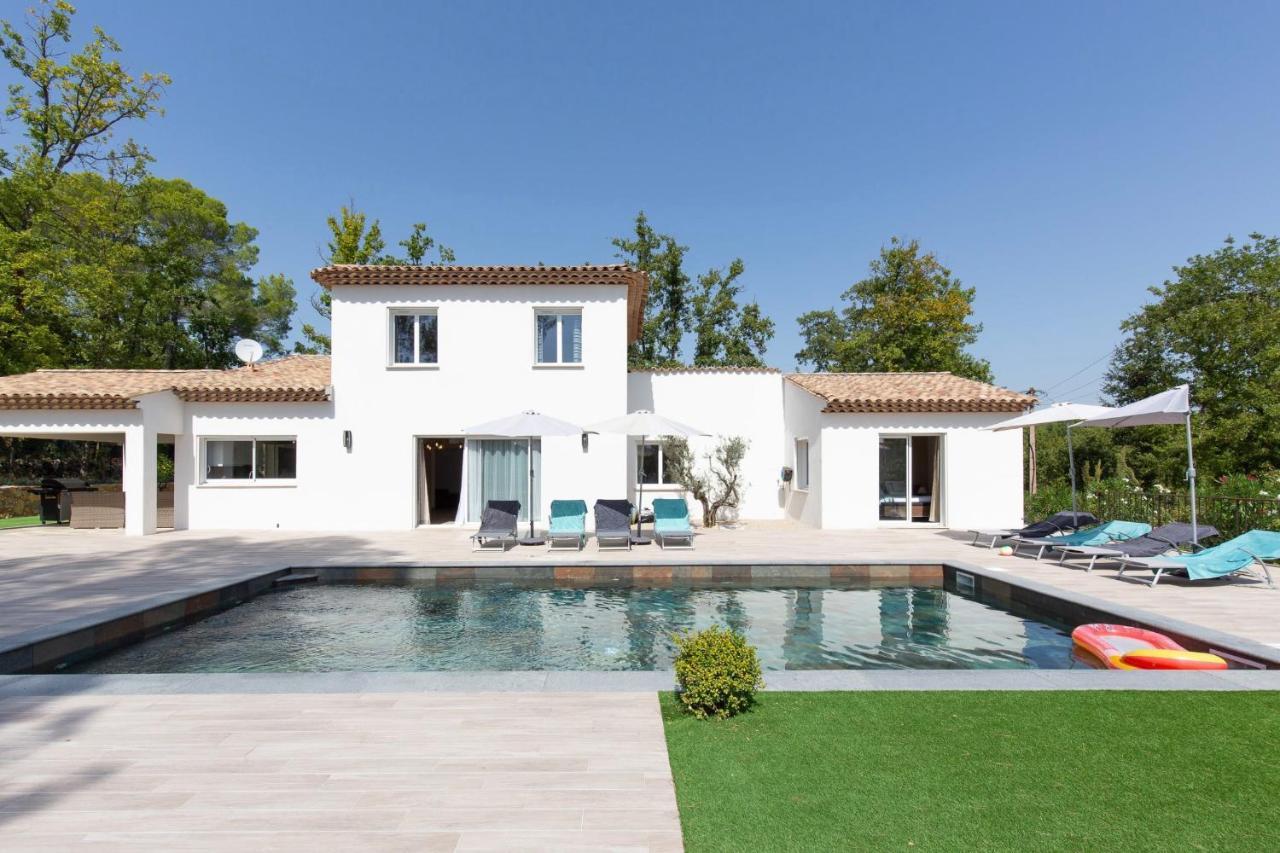 Superbe Villa Seillans La Grande Bastide Avec Piscine, Jardin, Climatisation Et Salle De Sport Eksteriør billede