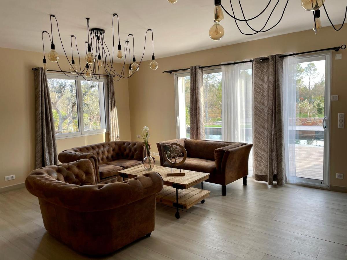Superbe Villa Seillans La Grande Bastide Avec Piscine, Jardin, Climatisation Et Salle De Sport Eksteriør billede