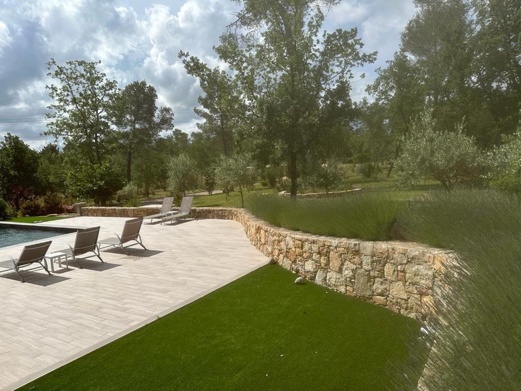 Superbe Villa Seillans La Grande Bastide Avec Piscine, Jardin, Climatisation Et Salle De Sport Eksteriør billede